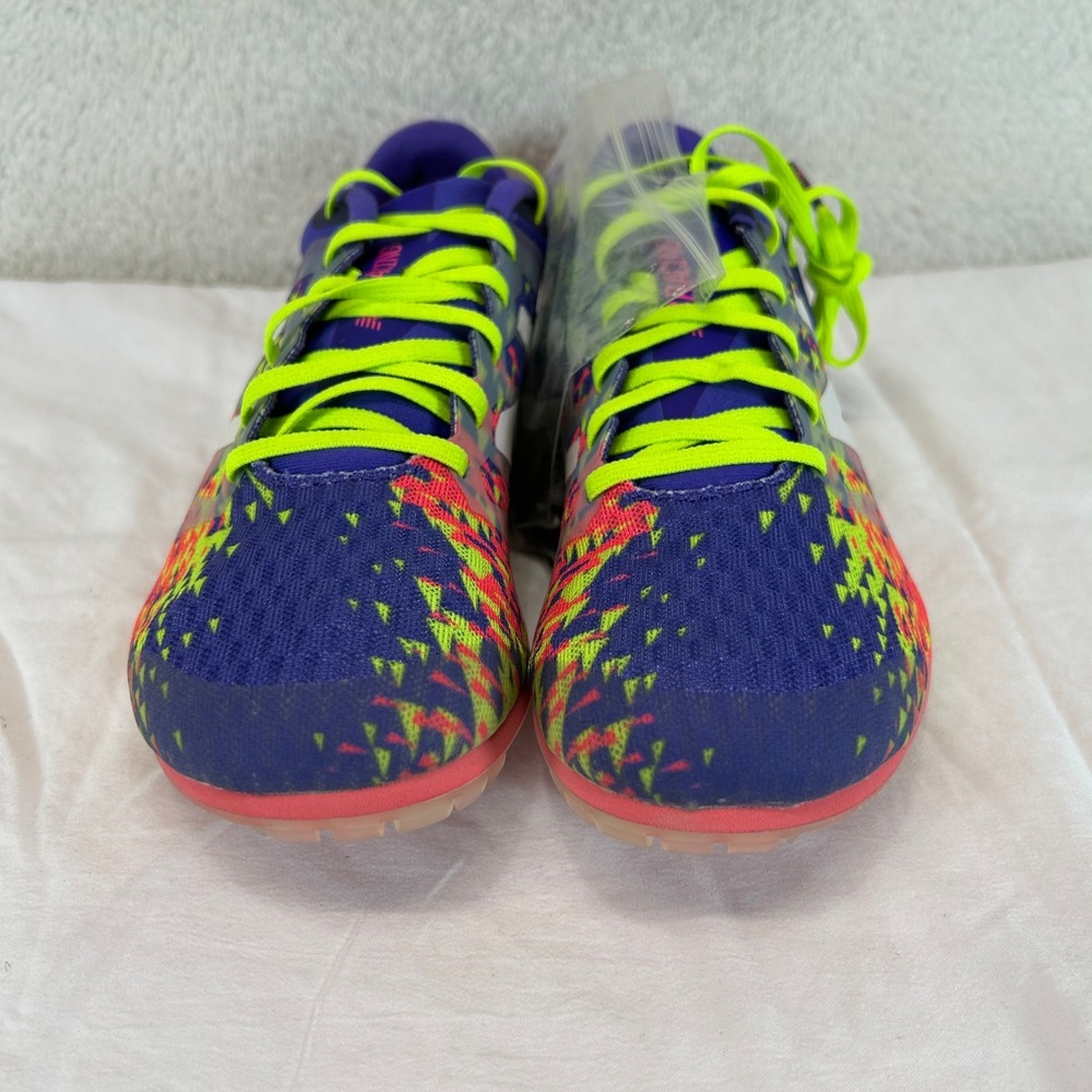 New Balance MD500 P5 Womens 8 Purple Pink Yellow Track Field Racing Spikes NEW - Picture 4 of 16